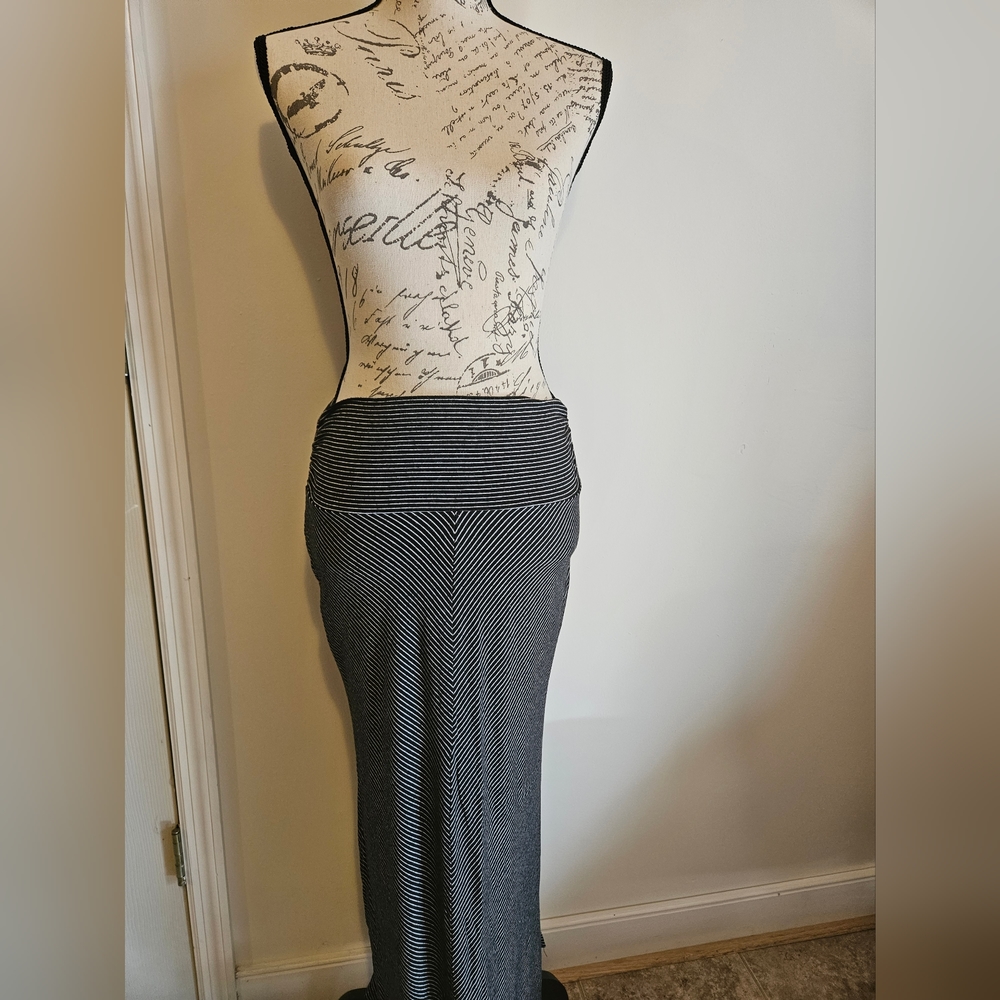 Philosophy Republic Clothing Black and White Long Skirt Size PM